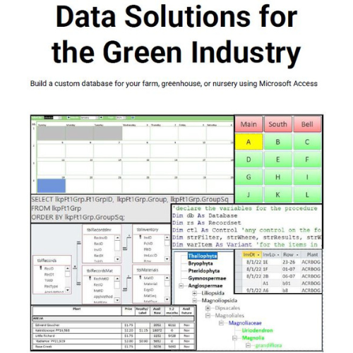 Data Solutions for the Green Industry Manual